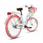 Detský Bicykel Goetze Style 24″ 1 prevodový Modro-ružový